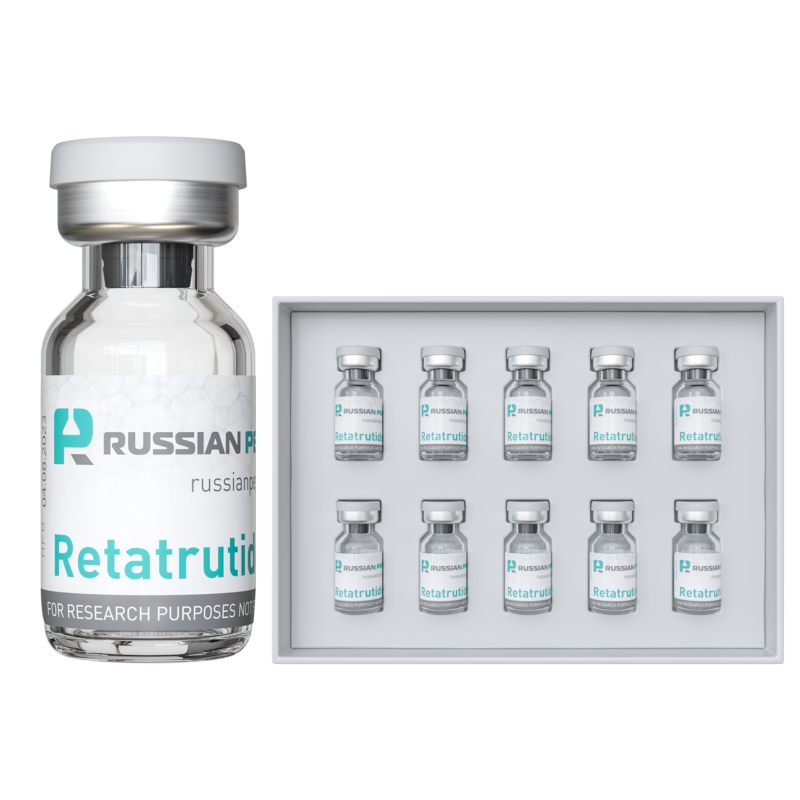 Reta (10 mg) X10 — крупный флакон и коробка из 10 флаконов